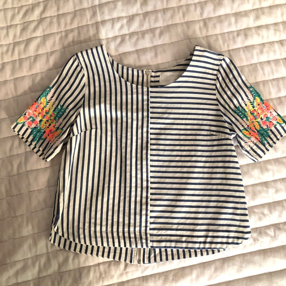 Anthropologie stripped top